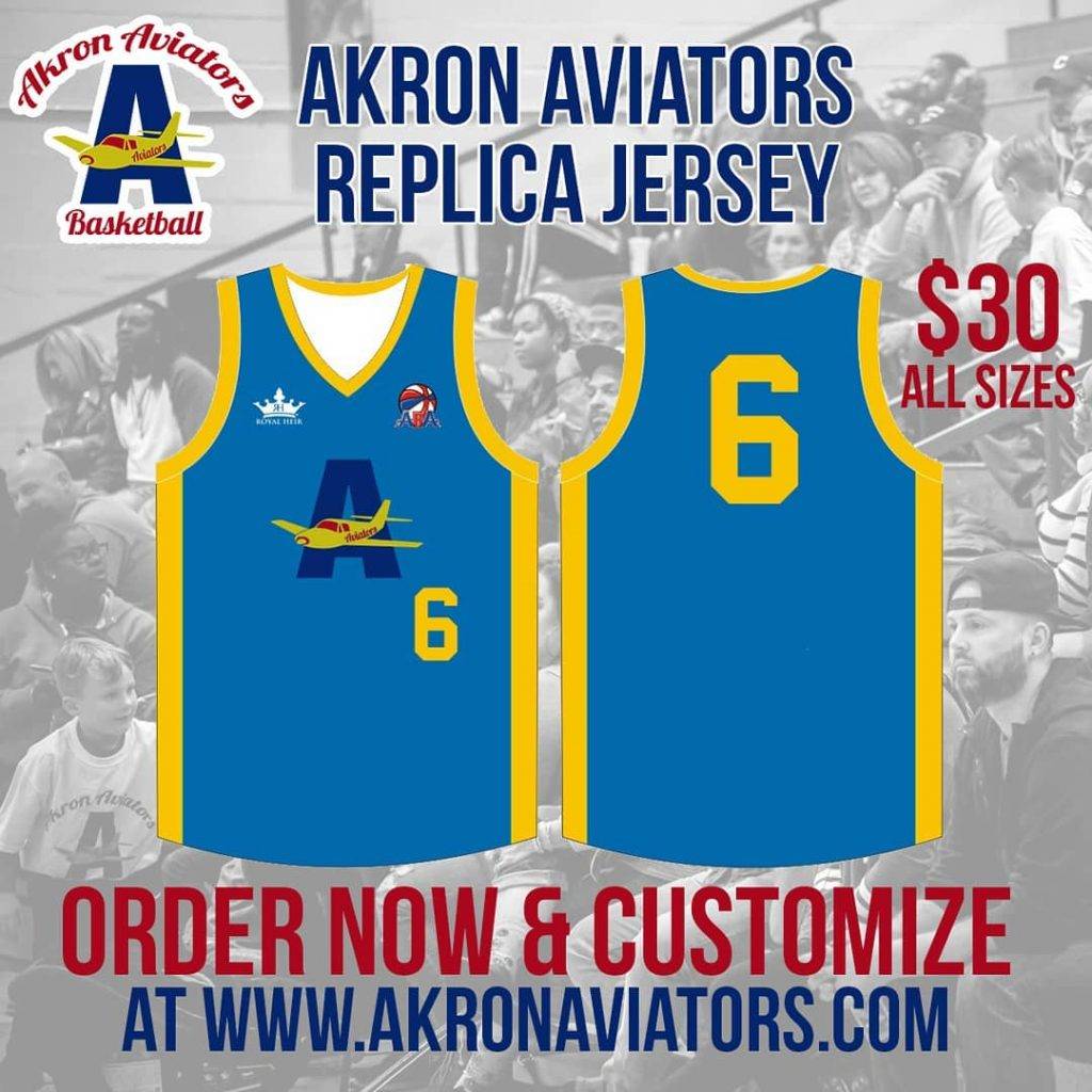 Aviators Jersey Akron Aviators