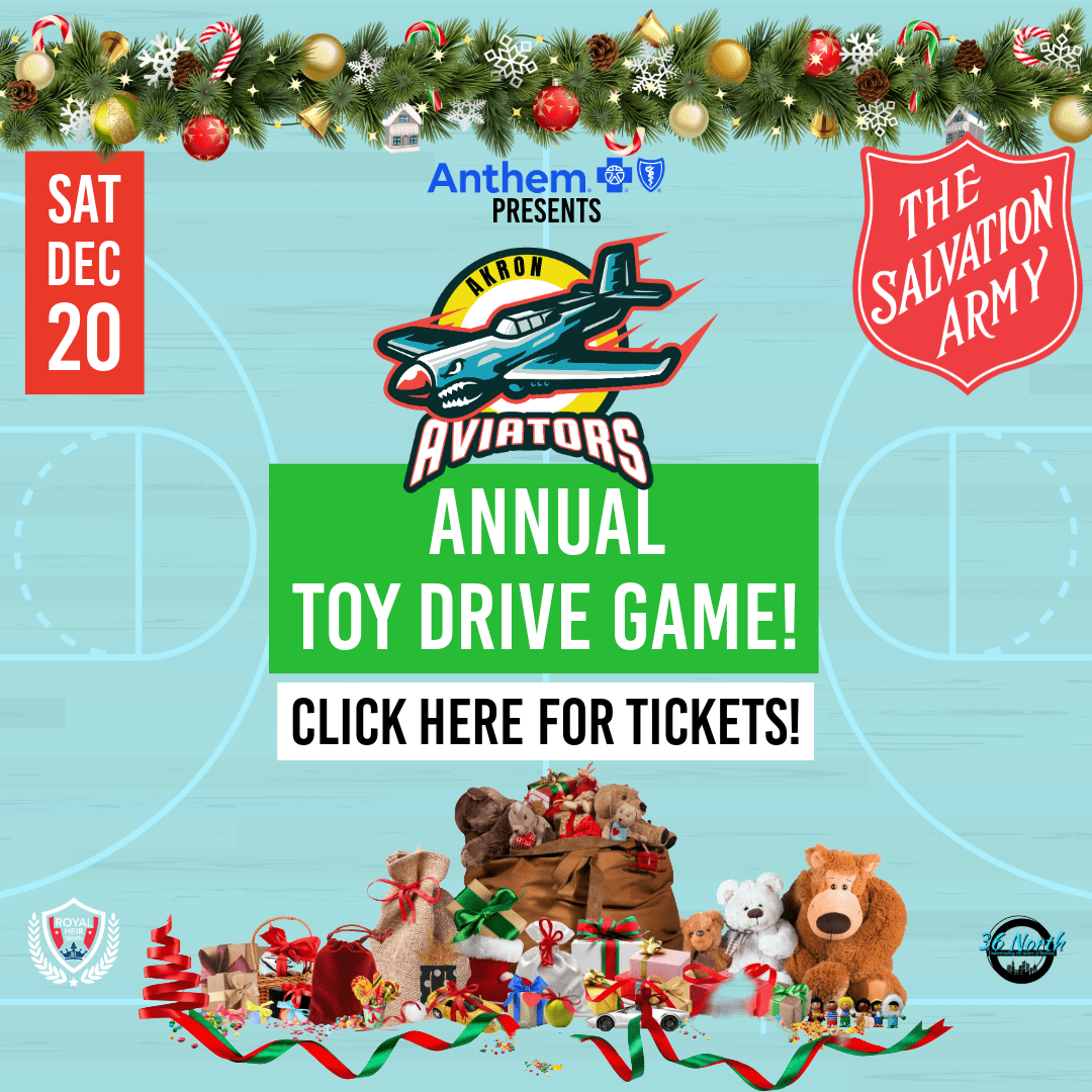 Akron Aviators toy drive-2