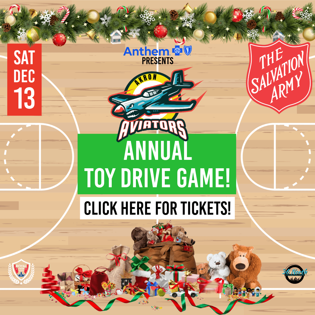 Akron Aviators toy drive-2025